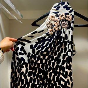 Diane Von Furstenberg detailed size 2 halter